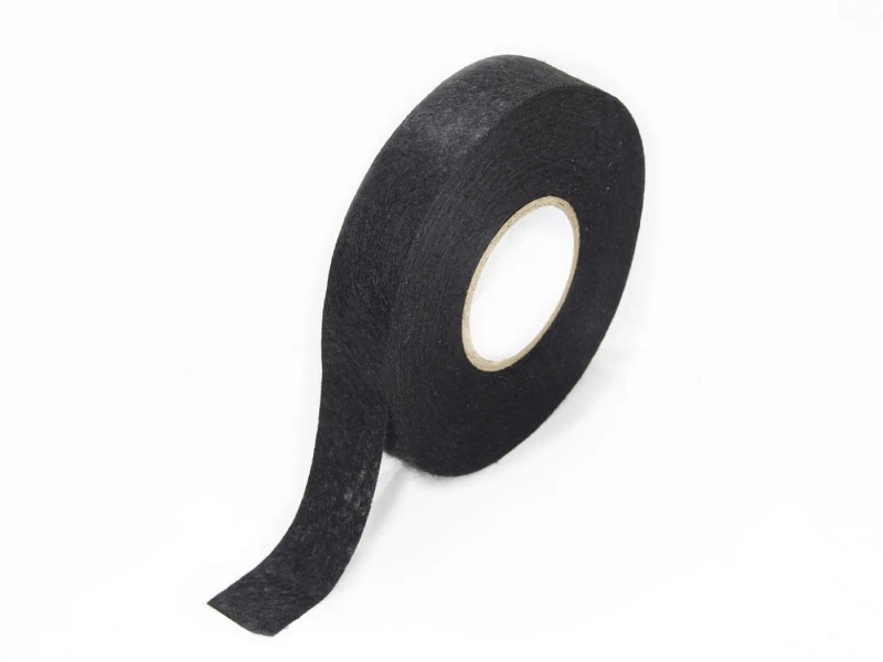 Taśma izolacyjna tekstylna czarna długa