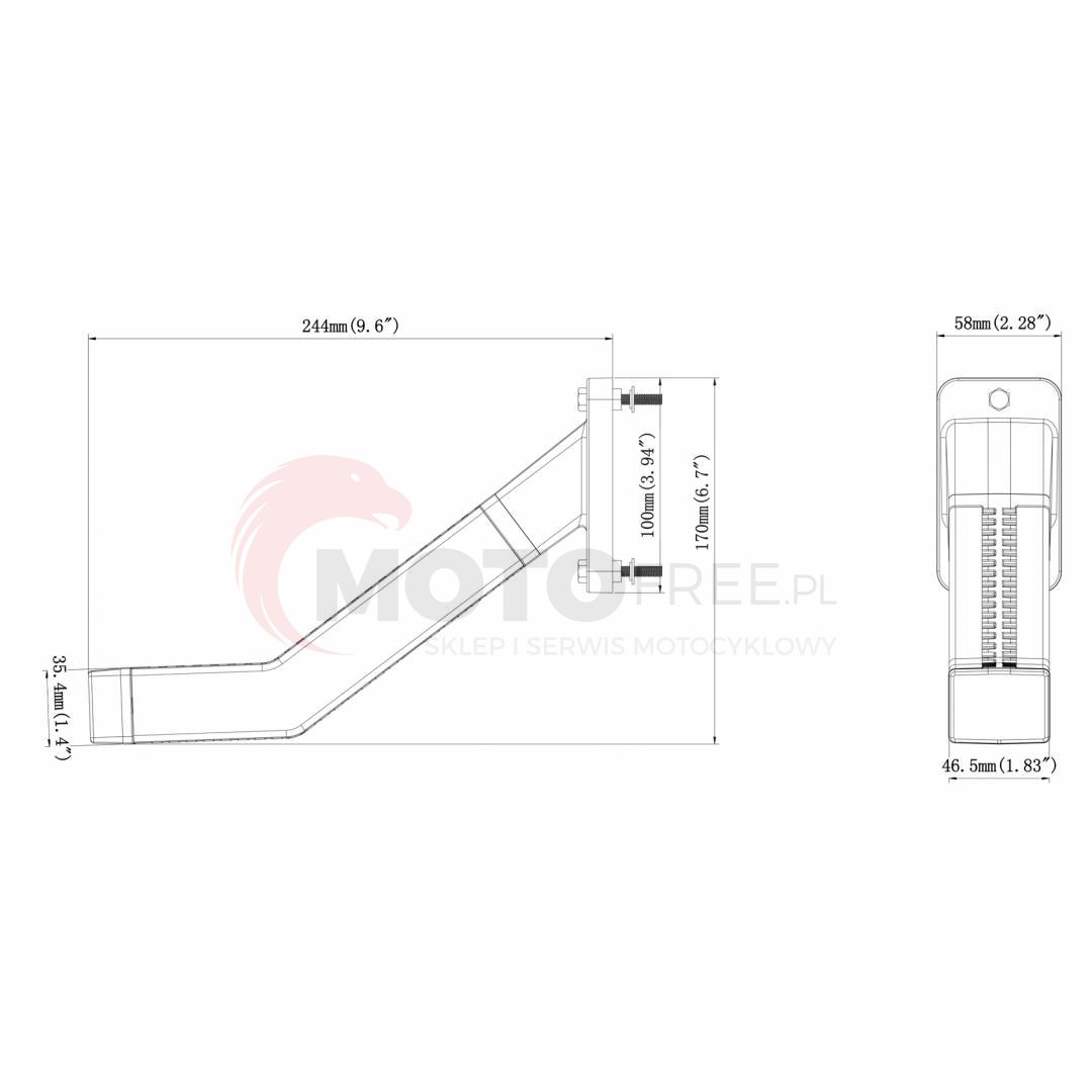 Lampa Robocza Narożna Obrysowa Lewa Laweta Betoniarka Pomoc drogowa 12/24V