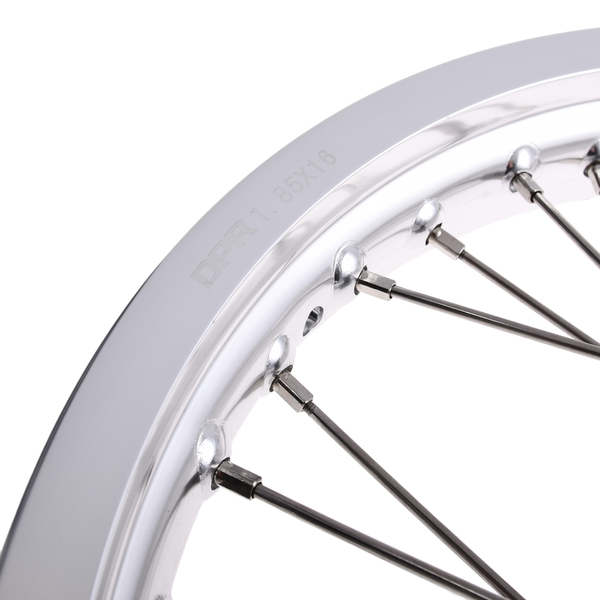 Koło jezdne 1,85x16 Simson S51 alu szprychy inox DPR