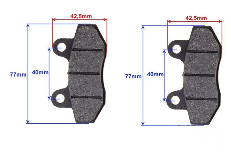 Klocki hamulcowe przód ebc fa86 barton kingway gy6