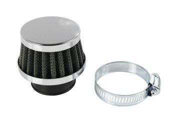 Filtr powietrza chrom stożek prosty 32mm