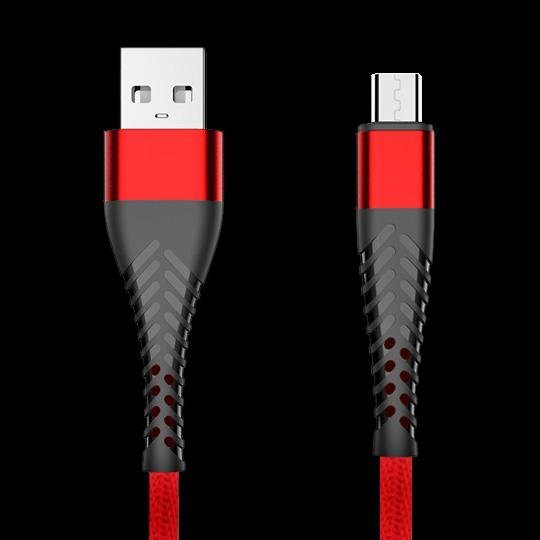 Wzmocniony Kabel Pleciony Spider micro USB 3m