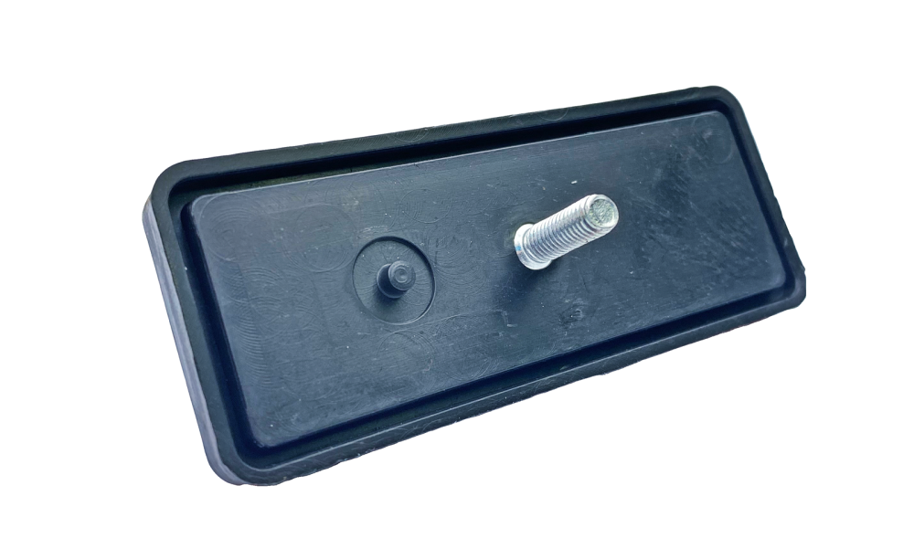 Odblask czerwony prostokątny uniwersalny motocykl motorower quad