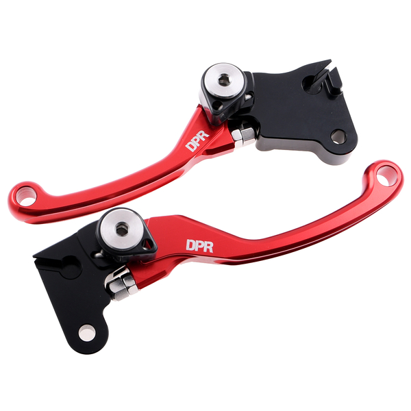 Dźwignia hamulca i sprzęgła czerwone aluminiowe Simson DPR Performance
