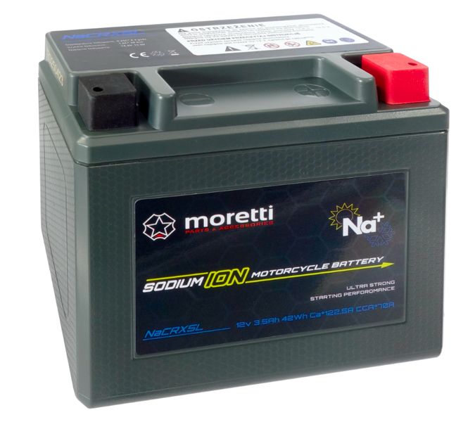 Akumulator Moretti NaCRX5L 12V 3.5 Ah sodowo - jonowy