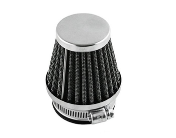 Filtr powietrza chrom stożek tuning 35mm kosiarki piły skutery motorowery