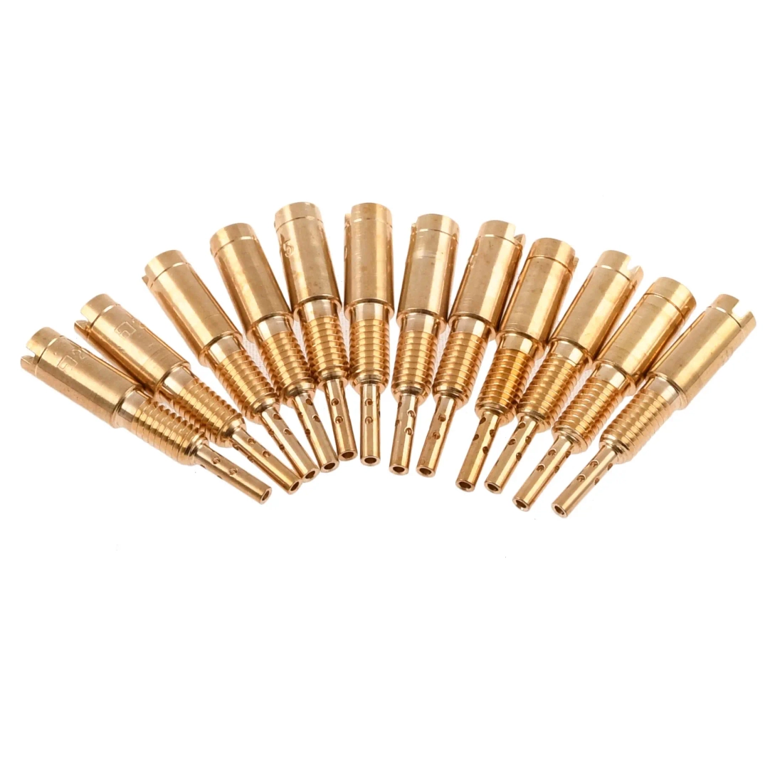 Dysze wolnych obrotów gaźnika Mikuni RS TM 10 - 37,5 12 sztuk Racing Force