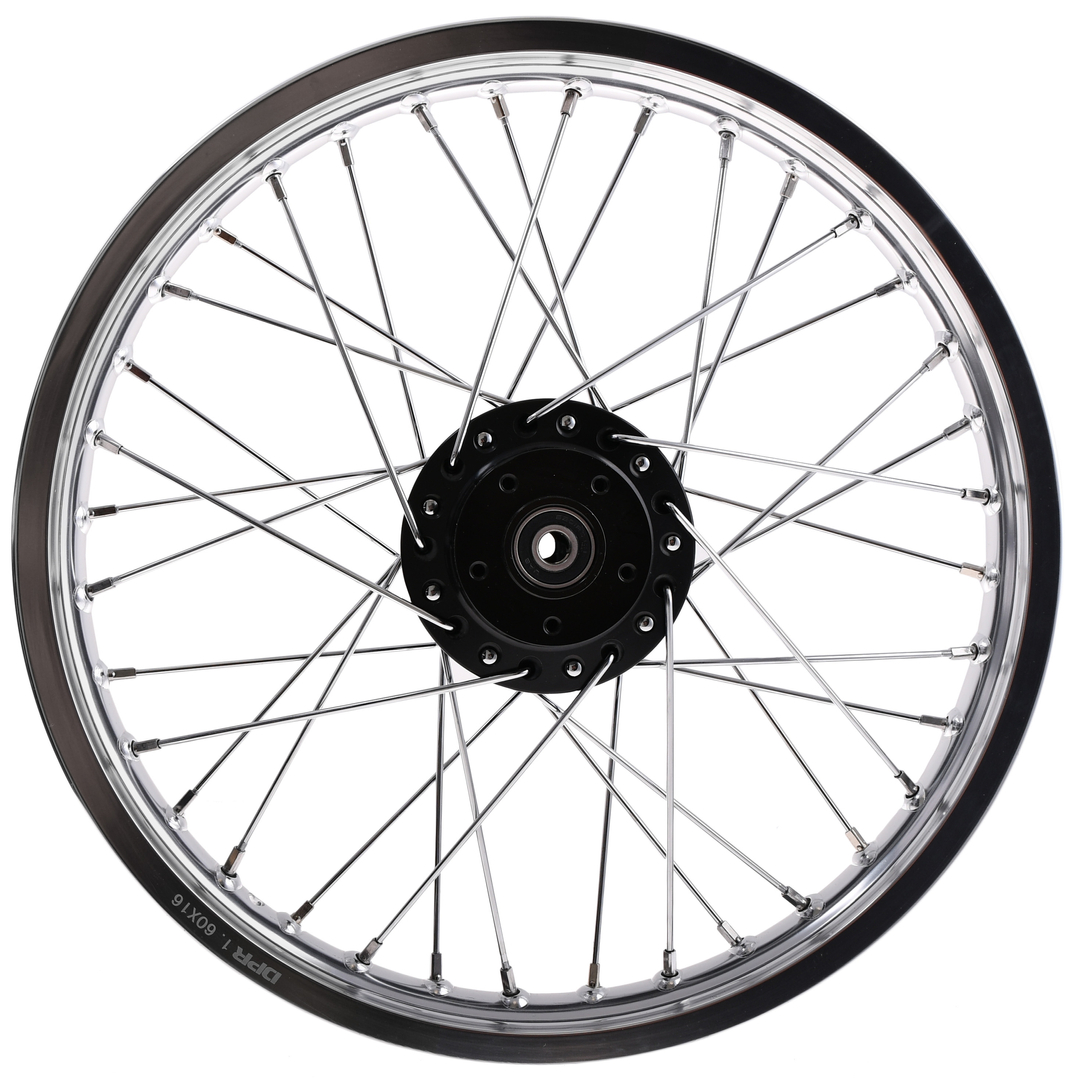 Koło jezdne 1,60x16 Simson S51 alu szprychy chrom DPR