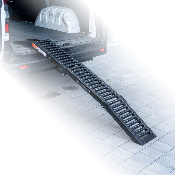 Uniwersalna rampa najazdowa stalowa składana 194x25cm do 340kg motocykl atv