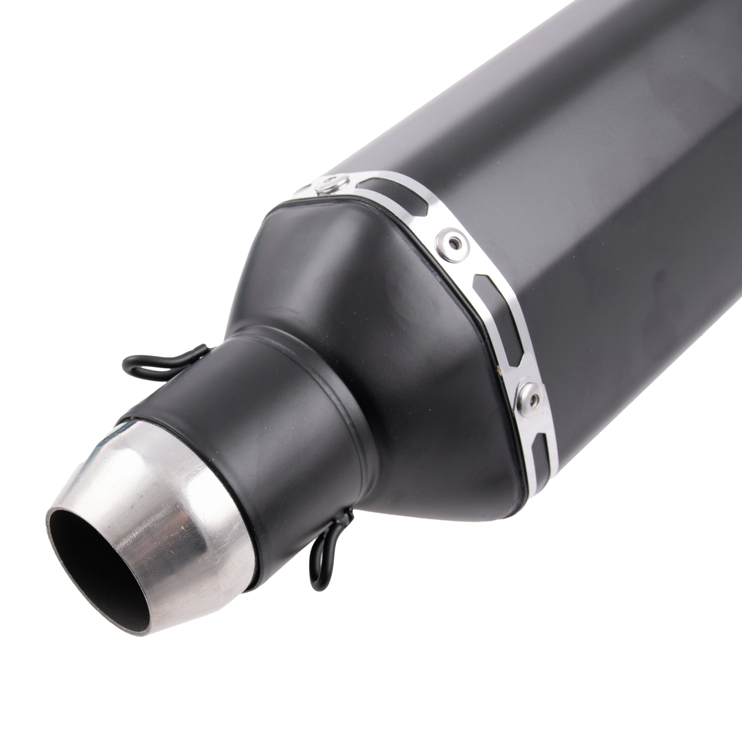 Końcówka wydechu medium Z-Type czarna DB Killer adapter 35-51mm