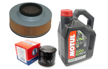 Filtr oleju powietrza olej HF303 Motul 5100 10w40 Kawasaki VN1500 96-08r