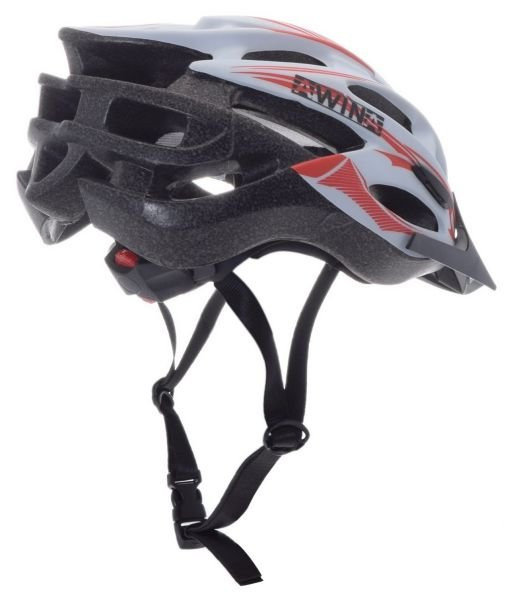 Kask rowerowy awina by moon mtb m biało/czerwony