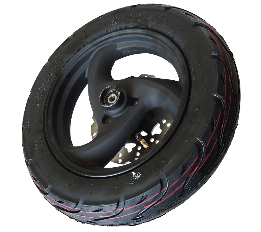 Felga przód z oponą + tarcza Barton Scalpel 50