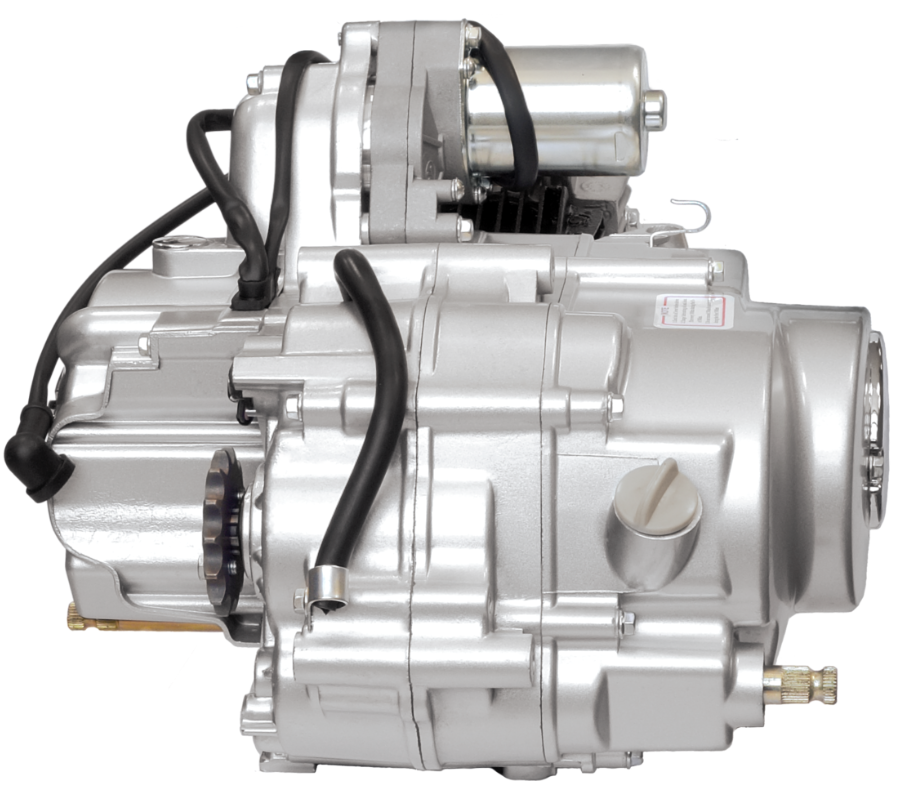 Silnik poziomy 139FMB, 50cc 4T, 4-biegowy manual, srebrny