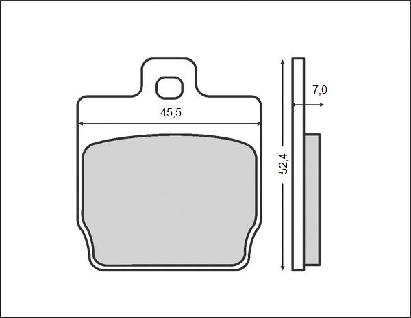 Brenta klocki hamulcowe KH268 Yamaha NS YQ MBK YQ