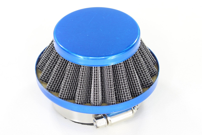 Filtr powietrza stożkowy 42mm niebieski Pocket Bike