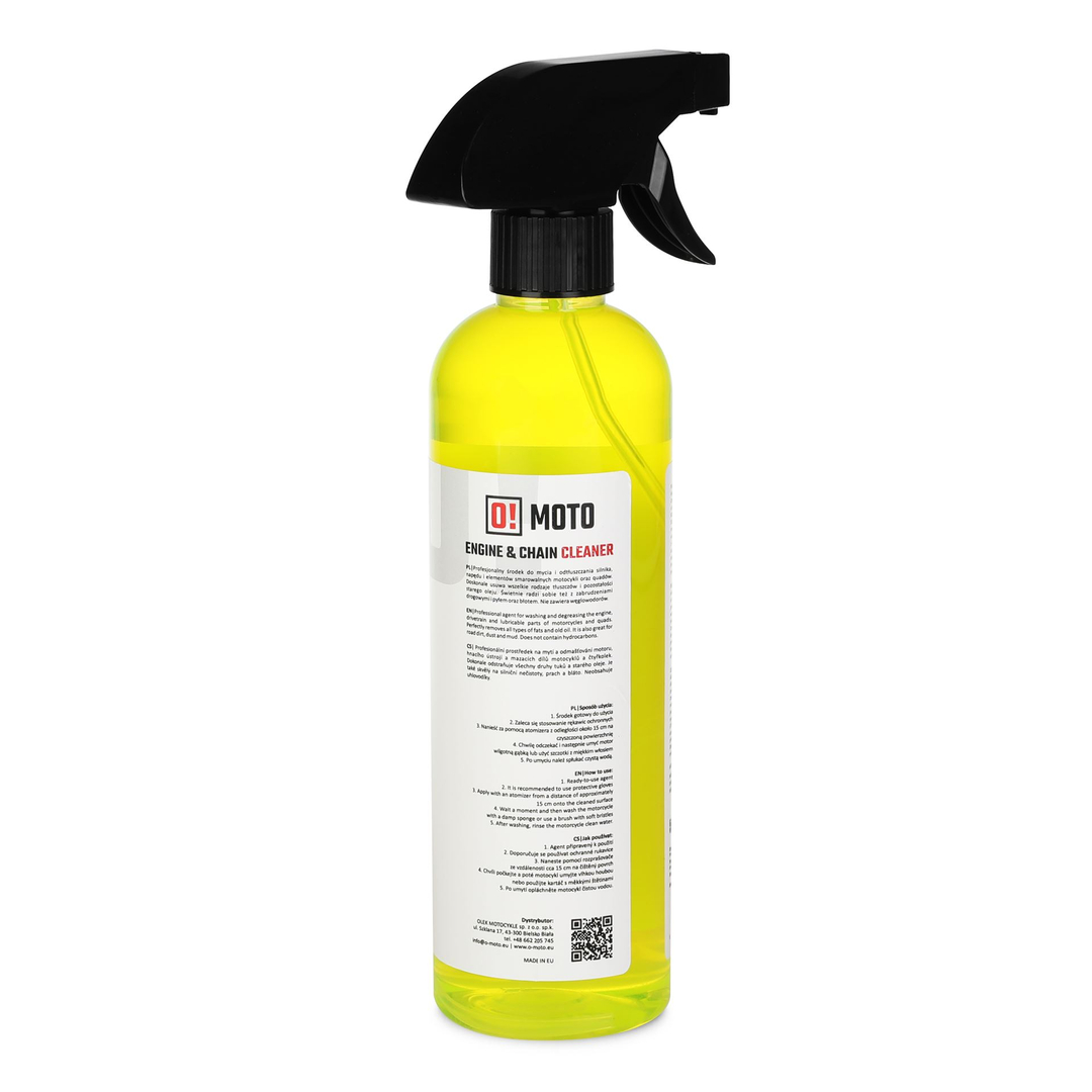 O-Moto Chain and Engine Cleaner płyn do mycia silnika i łańcucha 500ml