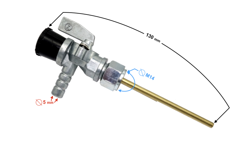 Kranik paliwa do motoroweru Romet Komar Ogar Kadet
