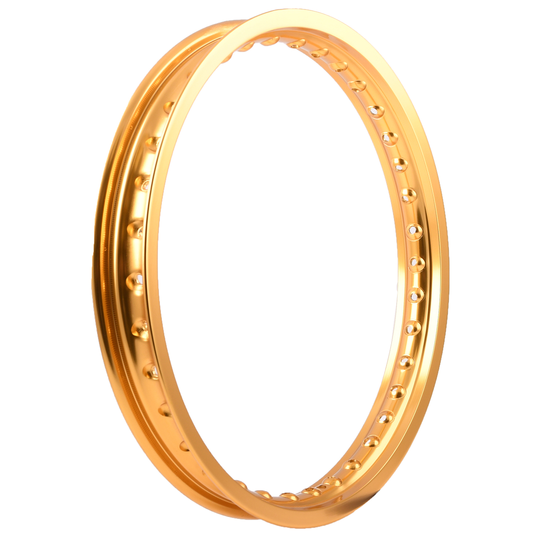 Obręcz koła 1,60x16 aluminiowa złota Simson DPR Classic