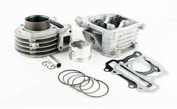 Cylinder Głowica 4T 80ccm GY6 47 mm Duże Zawory