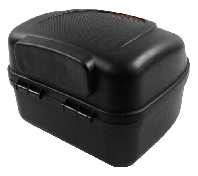 Kufer Moretti BTM-100 czarny czerwony odblask