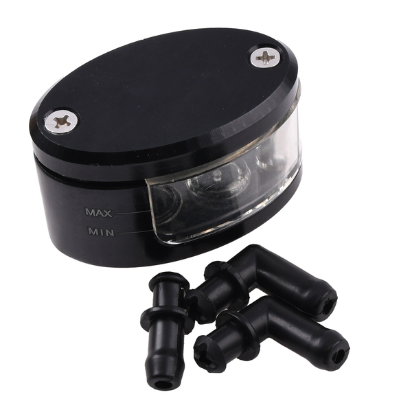 Zbiorniczek płynu hamulcowego aluminiowy czarny