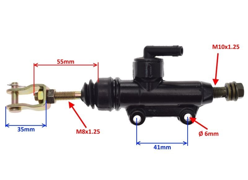 Pompa hamulca tył motocykl Zipp VZ-2 125ccm