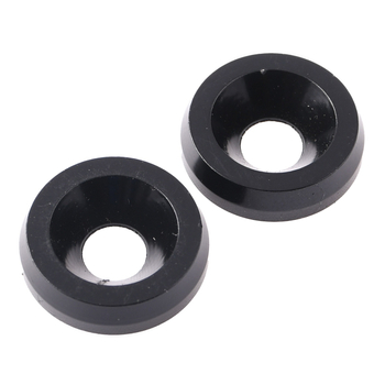 Podkładki śruby amortyzatora tył M8 alu cnc czarne Simson DPR Performance