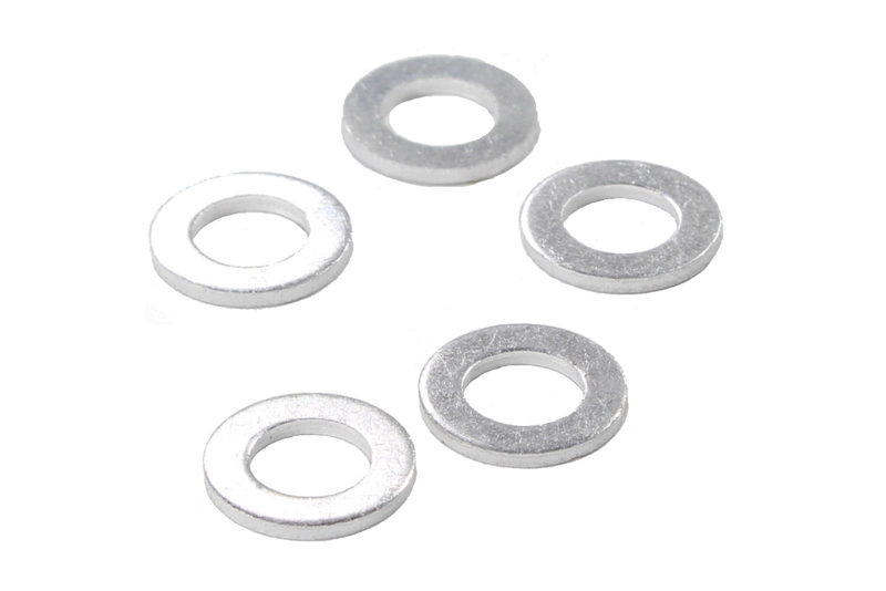 Podkładka 14x8x1,5mm aluminium 5 sztuk