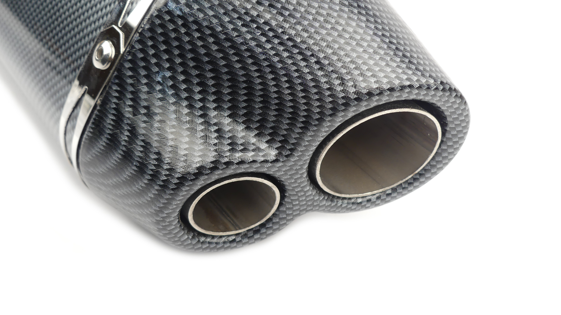 Końcówka wydechu tłumik carbon 420mm