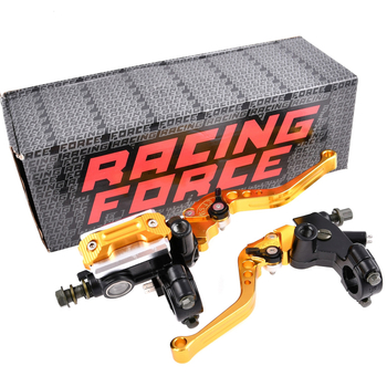 Dźwignie klamki hamulca sprzęgła z pompą hamulcową EVO złote