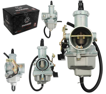 Gaźnik Moretti PZ30 4T p.24mm quad atv motocykl 200 250ccm ssanie na linkę