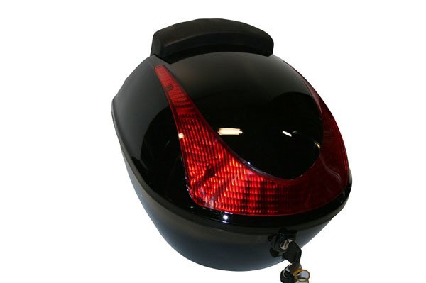 Kufer motocyklowy z oparciem