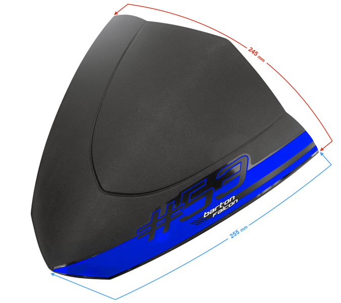 Owiewka czarno-niebieska do skutera Barton Falcon 125 2