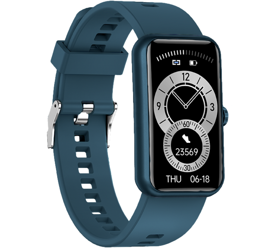 Smartwatch zegarek Rubicon RNCE83 granatowy IP68