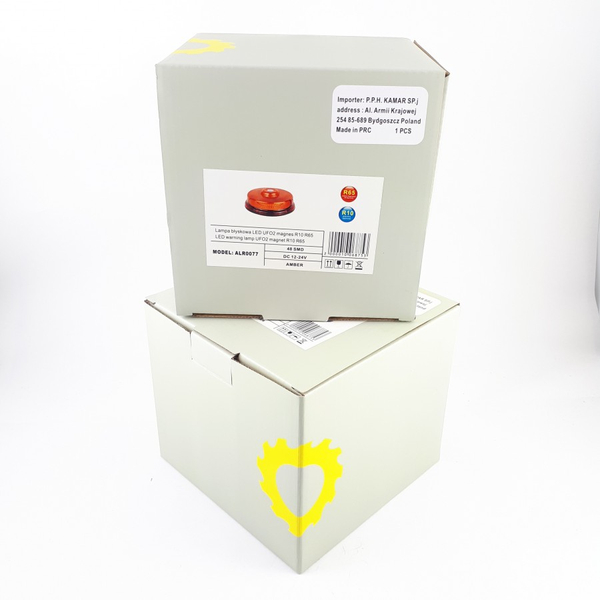 Lampa Błyskowa 48LED UFO2 magnes 12V/24V 22W