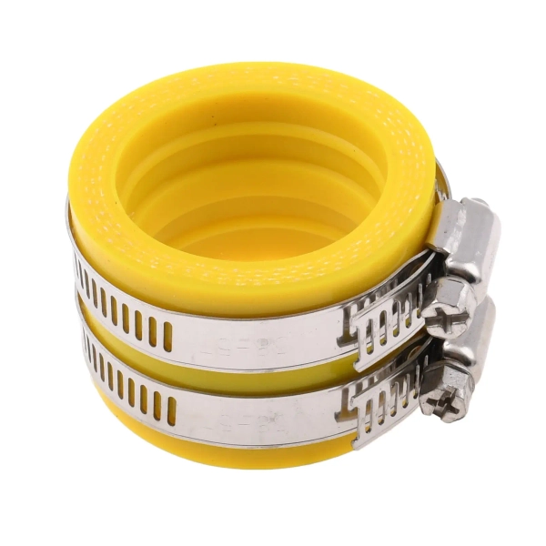 Króciec gaźnika PWK 40mm silikon żółty Racing Force