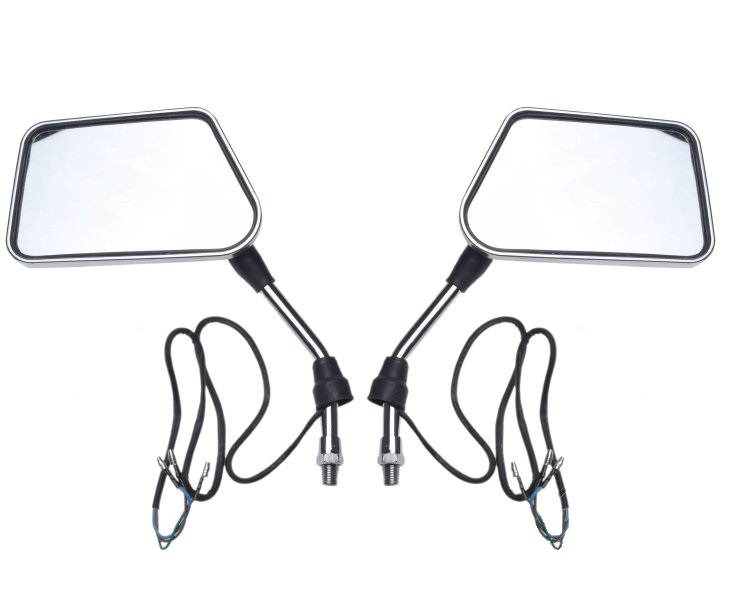 Lusterka motocyklowe z kierunkowskazami M10 x 1.25 gwint prawy + prawy