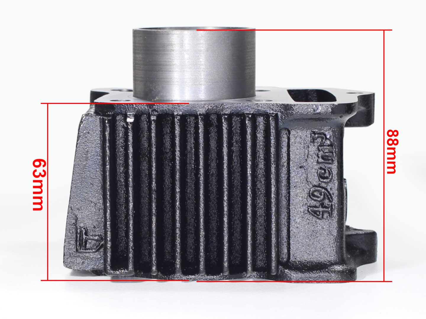 Cylinder tłok 39mm 139fmb Yankee D50 kompletny 50ccm poziomy Lifan