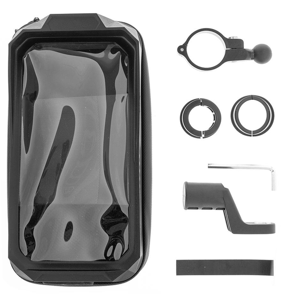 Uchwyt motocyklowy z etui na telefon - eXtreme - typ: 185-STRONG-ABS