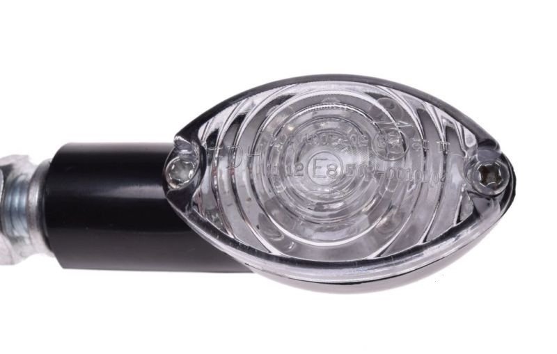 Kierunkowskazy owalne 9 diód led biały klosz