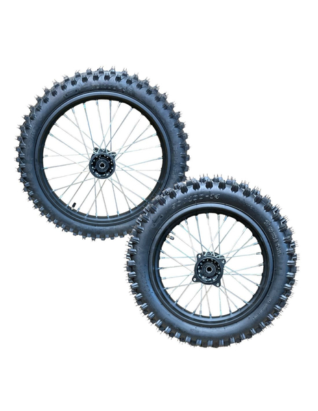 Koła 17/14 przód tył komplet pitbike MRF 120 140 RC Kayo TT140 160 Pitgang