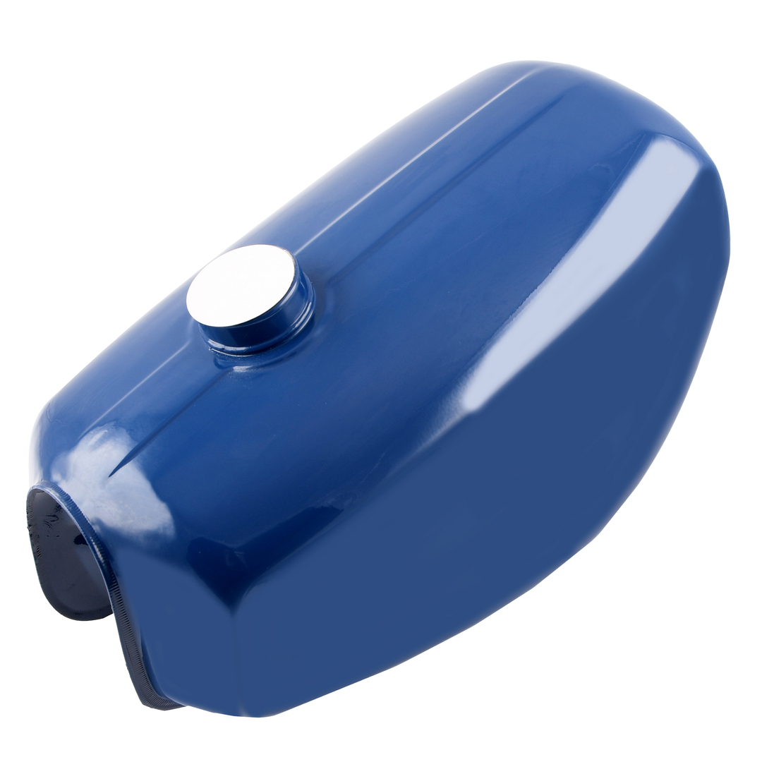 Zbiornik paliwa pokrywy boczne ciemny niebieski premium Simson Enduro DPR Classic
