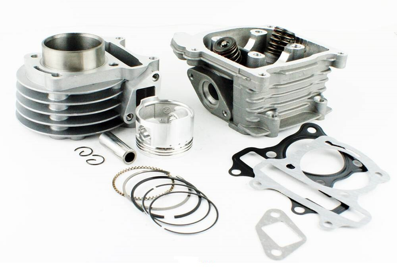 Cylinder głowica 4T 80cc GY6 47mm bez odpowietrzenia