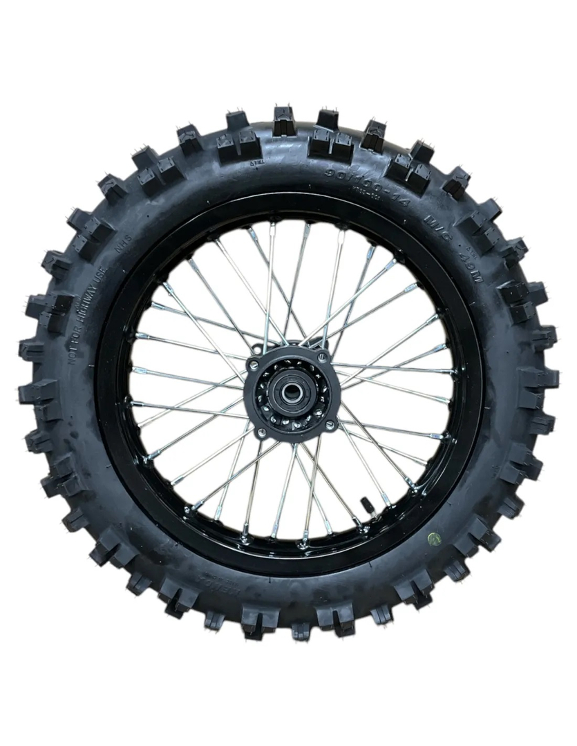 Koła 17/14 przód tył Kenda aluminiowe komplet pitbike MRF Kayo Pitgang RXF