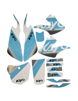 Okleina komplet naklejek cross pitbike Kayo eKMB