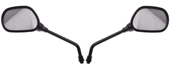 Lusterko owal czarne m8 mp101-l