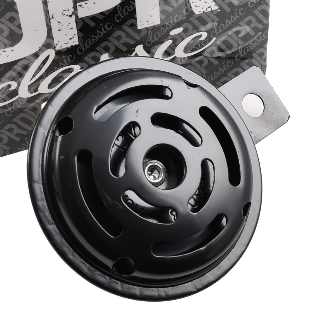 Sygnał dźwiękowy klakson czarny 12V motorowery Simson DPR Classic