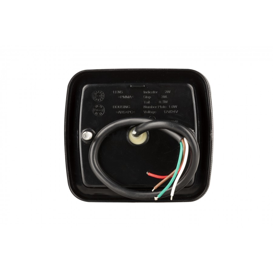 Lampa tylna LED kolorowa 4-Funkcyjna 12-24V 20LED