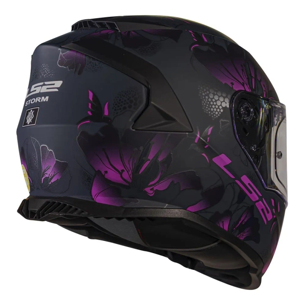 Kask integralny LS2 FF800 Storm II Burst M.Black Pink homologacja ECE 22.06